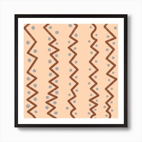 Zigzag Pattern Art Print