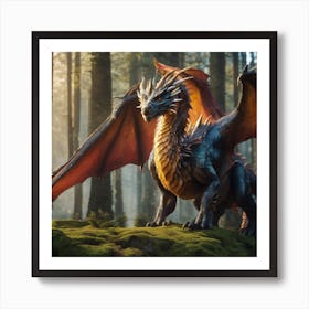 Fantasy Creatures" - Fantastical creatures like dragons, unicorns, or mythical beasts to life in stunning detail Art Print