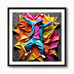 Origami Dancer 39 Art Print