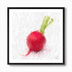 Big Radish Art Print