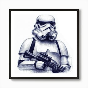 Stormtrooper 25 Art Print