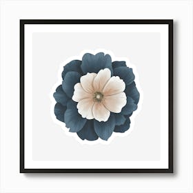 Blue Flower Art Print