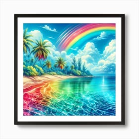 Rainbow Beach 2 Art Print