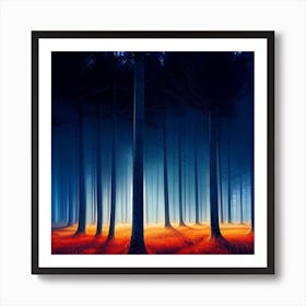 Mystic Woods Art Print