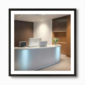 Reception Desk Art Print