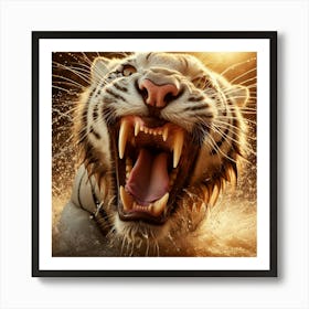 White Tiger 52 Art Print