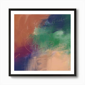 Free Spirit - Abstract Wall Art, Living Room Art, Bohemian, Modern Art, Affordable Wall Art Art Print