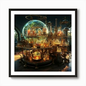 Chemistry Lab Art Print