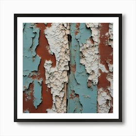 Peeling Paint 3 Art Print