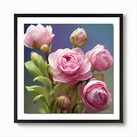 Pink Peonies Art Print