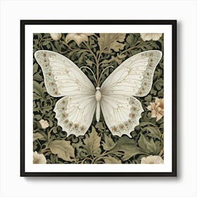 Butterfly On A Vine Art Print