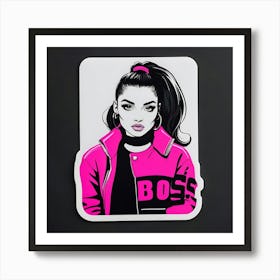 Boss Girl Art Print