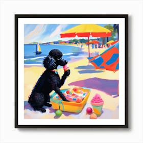 Ice Cream On The Beach Art Print