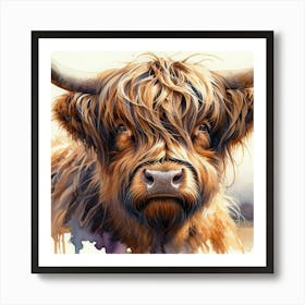Highland cattle Art Print