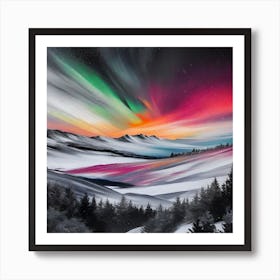 Aurora Borealis 111 Art Print