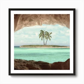 Cave Stock Videos & Royalty-Free Footage Art Print