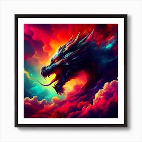 Dragon Design 1 Art Print