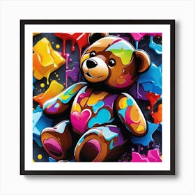 Teddy Bear 2 Art Print