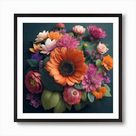 Floral Arrangement Art Print