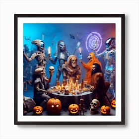 Halloween Party 28 Art Print