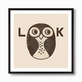 Look! Art Print