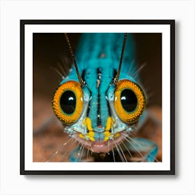 Blue Dragonfly Art Print