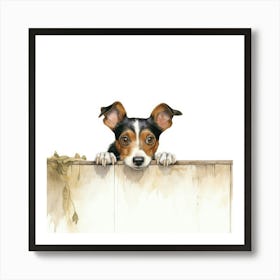 Toy Fox Terrier Dog 2 Art Print