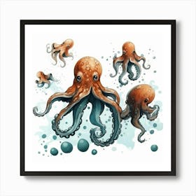 Octopus 15 Art Print