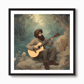 Acoustic Guitar Art Print