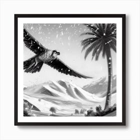 Eagle In Flight Art Print