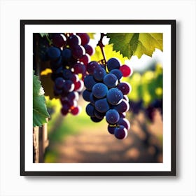 Grapes On The Vine 48 Art Print