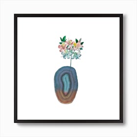 Agate Vase Art Print