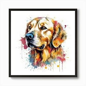 Golden Retriever 2 Art Print