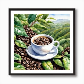 Coffee Beans 224 Art Print