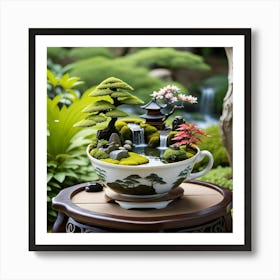 Japanese Garden Art Print