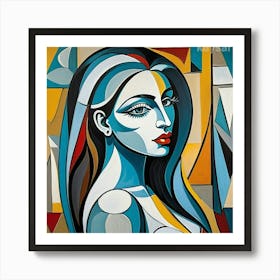 Abstract Of A Woman Art Print