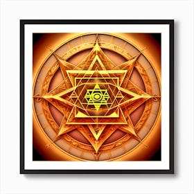 Golden Shaman Art Print