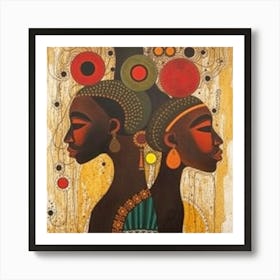 Two African Women Art Print