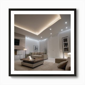 Modern Living Room 1 Art Print