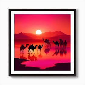 Sahara dream Art Print