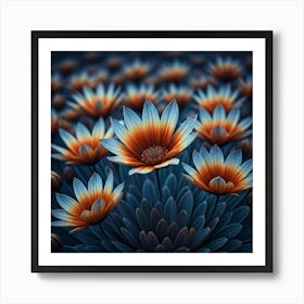 Abstract Flower Painting Art Print