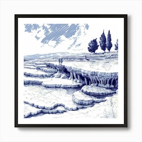 Sand Dunes Art Print