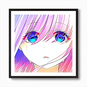 Great anime painting Art Print