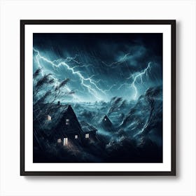 Stormy Night Art Print