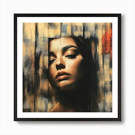 Portrait Of A Woman 18 Art Print