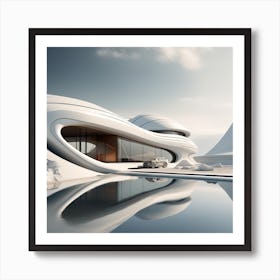 Futuristic House 6 Art Print