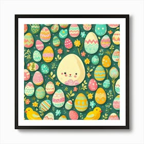 Happy Easter Art Print