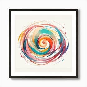 Abstract Swirls Art Print 3 Art Print