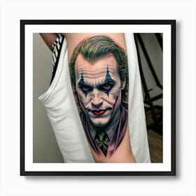 Joker Tattoo 6 Art Print