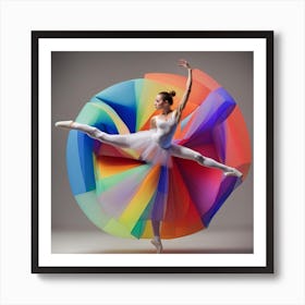 Rainbow Dancer Art Print